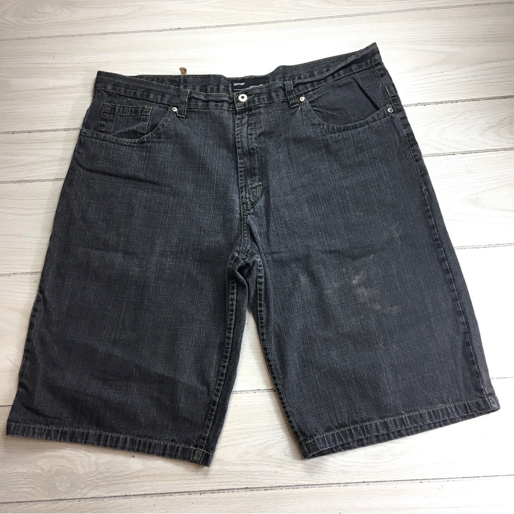 Vintage Y2K QRUEL Baggy Hip Hop Skater Grunge Jeans Shorts Men 44/15